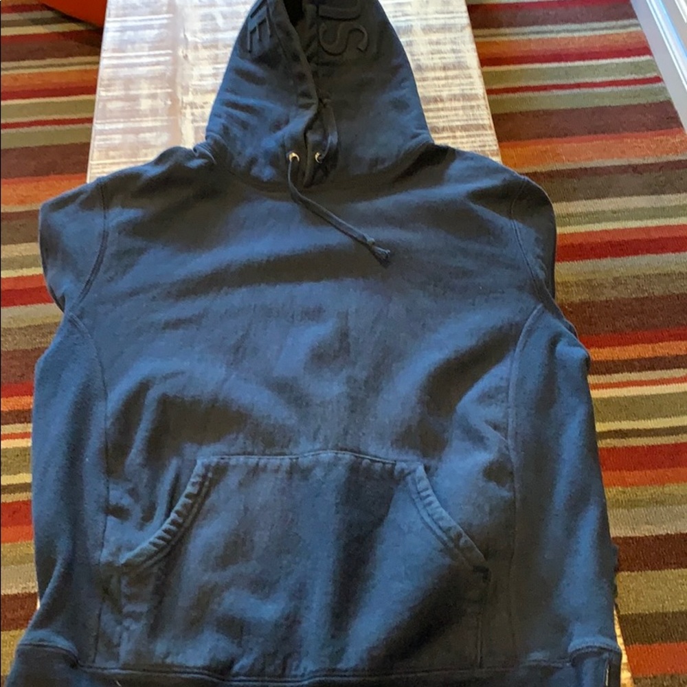 A supreme hoodie with logo on hood - Picture 2 of 4